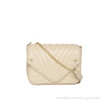 Beautiful vintage lady fancy hand bag with chain shoulder strap Off-White Quilted mini Sling single shoulder Bag 2020
